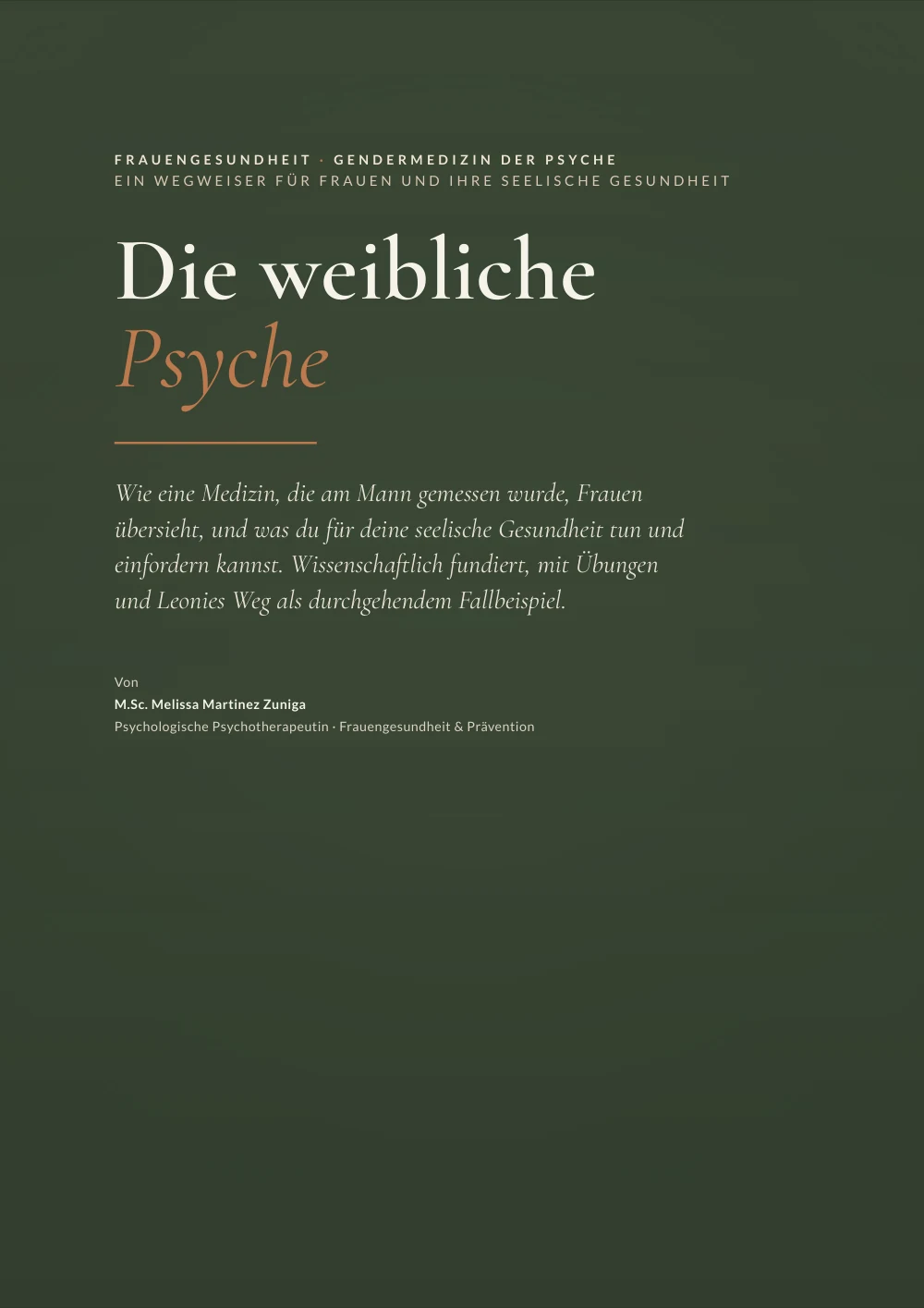 Cover: Die weibliche Psyche