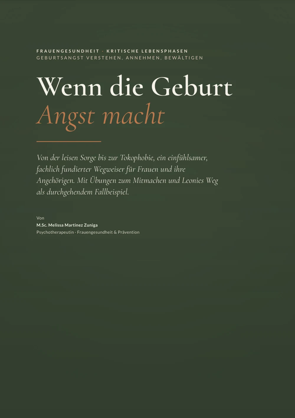 Cover: Wenn die Geburt Angst macht